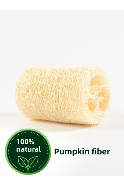 LEODİNS ليفة اليقطين الطبيعية 100% 12 سم، ليفة الحمام والمطبخ قطعة واحدة