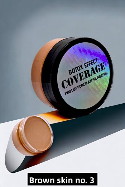 wonderway تأثير بوتوكس رقم: 3 للبشرة الداكنة - كريم أساس من البورسلين لتغطية ...