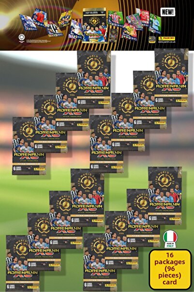 TOYFEST Panini Club World Cup 25 Footballer Cards - Pack of 16 (96 Cards)