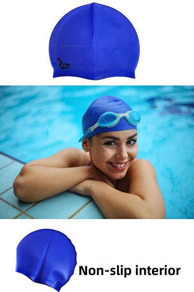 YILDIRIM OYUNCAK Silicone Sea and Pool Cap - Swimmer Silicone Solid Color Cap...