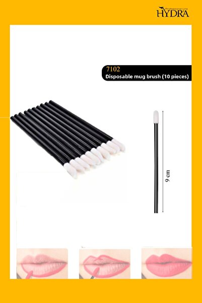 Hydra Lipstick Brush Hd-7102 - Disposable, Pack of 10