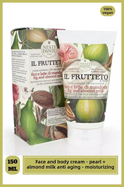 Nesti Dante كريم الوجه والجسم إيل فروتيتو 150 مل |   ترطيب |   مع خلاصة اللؤل...