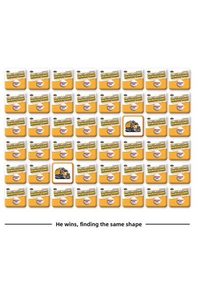 Moli Toys Moli Memory Game Vehicles Find Your Wife Matching Game 2in1