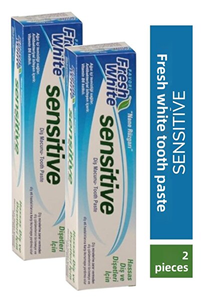 Fresh White معجون حساس 2 قطعة