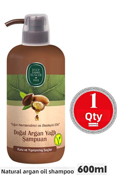 Eyüp Sabri Tuncer 600 ml Natural Argan Oil Shampoo - 1 Piece