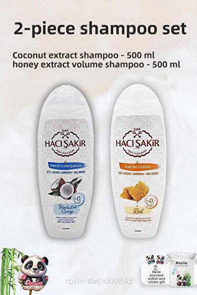 Hacı Şakir Coconut 500 ml Shampoo - Honey and ROSIE