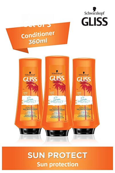 Gliss كريم الحماية من الشمس 360 مل 3 عبوات