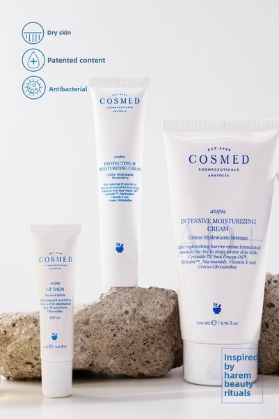 COSMED كريم الحماية والترطيب أتوبيا - مرطب للبشرة الجافة والتأتبية