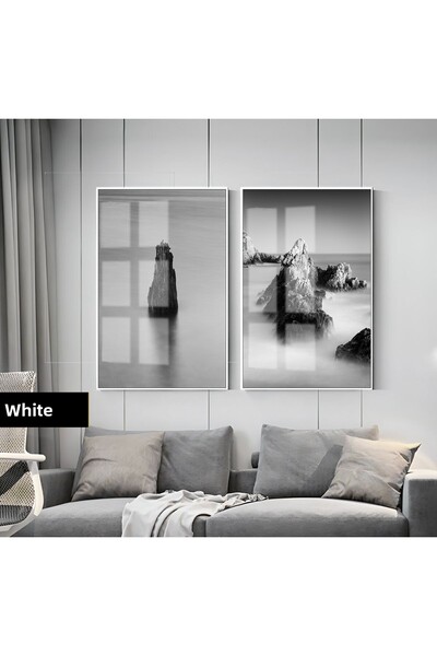 Harikabirev HARİKABİREV | SET NEGRU&ALB COMBINAT DE STÂNCI FUMURICE | TABLO D...