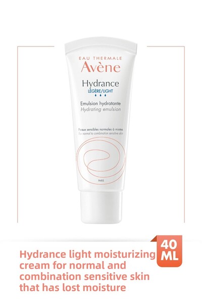 Avene Hydrance Light ενυδατική κρέμα για μικτές και ευαίσθητες επιδερμίδες που έχουν χάσει την υγρασία 40 ml