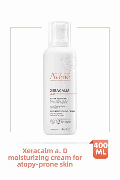 Avene كريم XeraCalm A.D لتجديد الدهون وترطيب البشرة للبشرة المعرضة للتأتب 400 مل