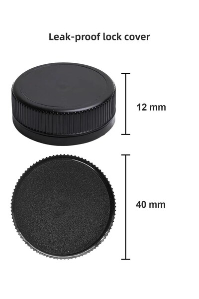 alenked 5Pcs 300ml Smoothie Detox Bottle Clear Plastic Leakproof Lid Juicing Bottle with Corner