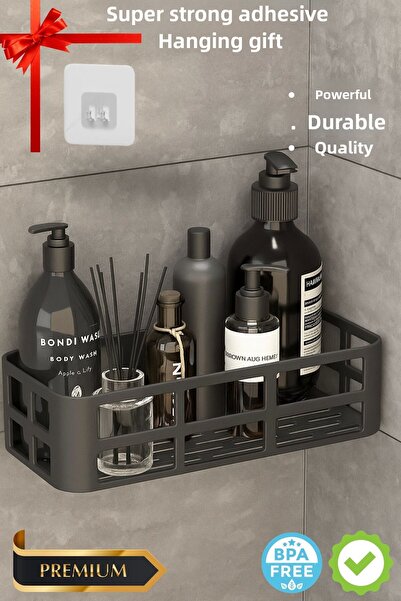 Clevora Organizator pentru baie Suport pentru șampon Suport pentru prosoape S...