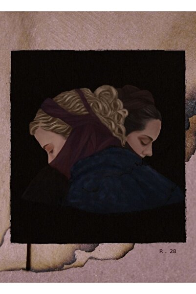 Universal Portretul unei doamne în flăcări, tablou, poster din lemn, decorativ