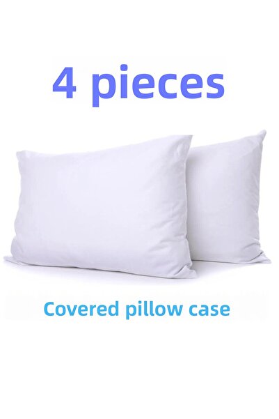 embays collection (4 Τεμάχια) Μαξιλαροθήκη ξενοδοχείου 50x70cm, Οικονομικό κάλυμμα, Μαξιλαροθήκη με κάλυμμα