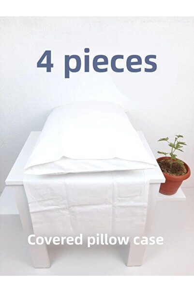 embays collection (4 Τεμάχια) Μαξιλαροθήκη ξενοδοχείου 50x70cm, Οικονομικό κάλυμμα, Μαξιλαροθήκη με κάλυμμα