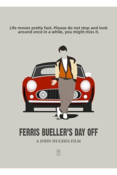 Universal Ημέρα της διακοπής του Φέρις Μπούλερ, Ξύλινη διακοσμητική αφίσα