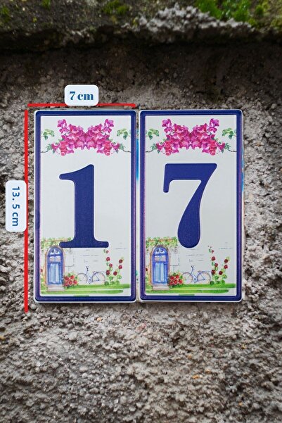 Home Türnummer 7 – Metall, Selbstklebend