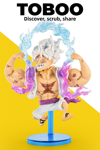 shop Q Version One Piece Monkey D. Luffy Figure - Gear 5 Nika Muscular Form A...