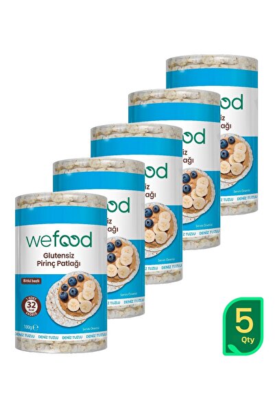 Wefood أرز منفوش 100 جرام مقاس 5 بوصة