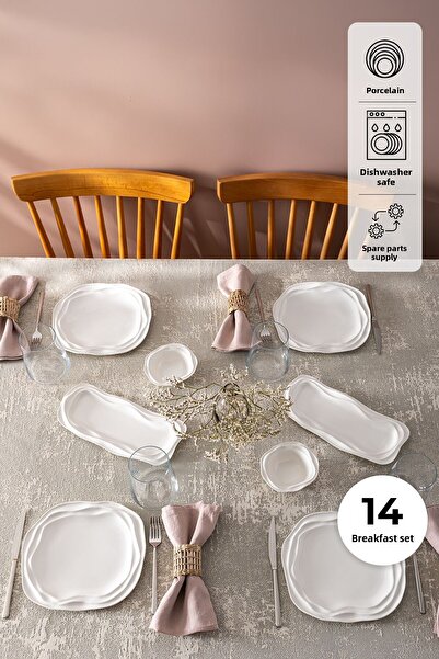 Emsan Royal 14-Piece Breakfast Set for 6