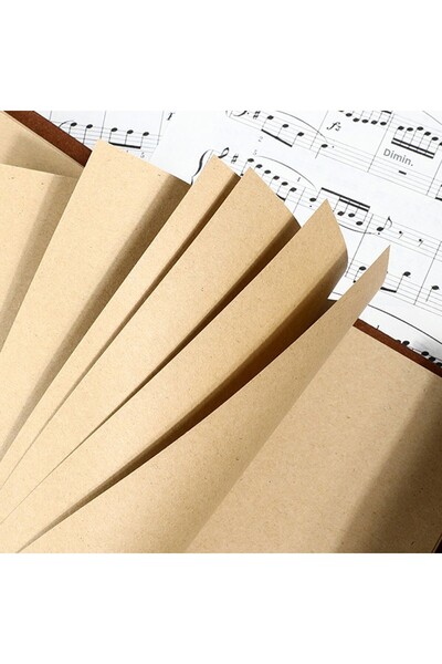 Skygo Leather Leaf Patterned Notebook