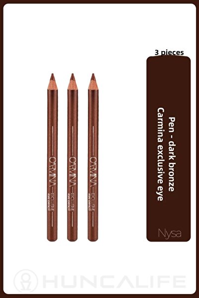 Huncalife Exclusive Eye Pencil Dark Bronze - 3 Pieces