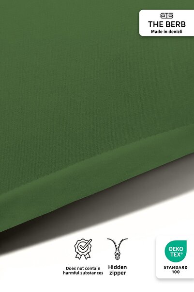 TheBerb | Set of 2 Combed Cotton Pillowcases | 100% Cotton | 50 X 70 cm | Zippered