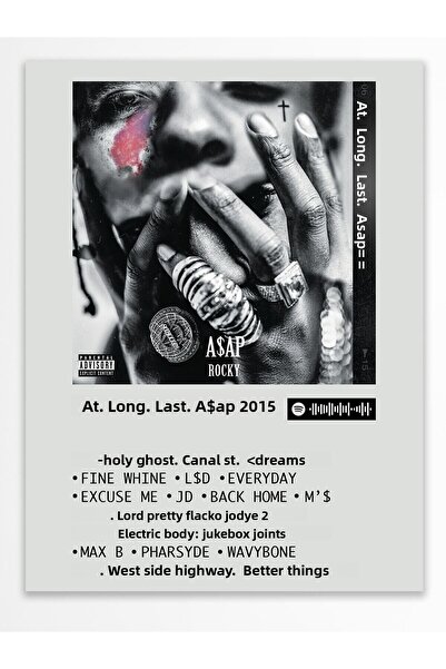 Postifull Αφίσα άλμπουμ Polaroid συμβατή με Spotify - Διακόσμηση τοίχου - Χαρ...