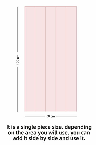 Grafikup Striped Wall Panel Foil Decorative Striped Wall Covering Foil