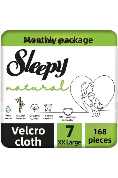 Sleepy حفاضات أطفال 2 قطعة جامبو 7NO 168