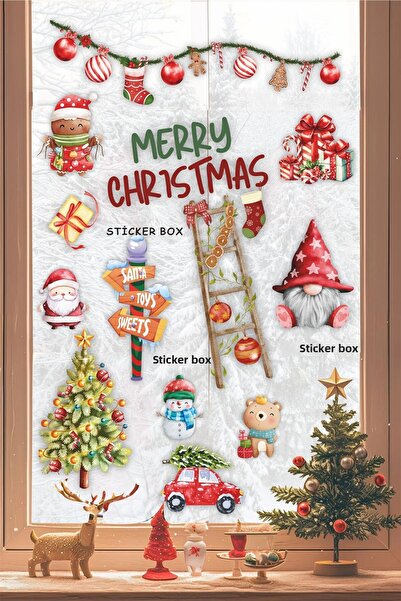 Think And Print Διασκεδαστικό Χριστουγεννιάτικο Στολίδι - Αυτοκόλλητο με Χιον...