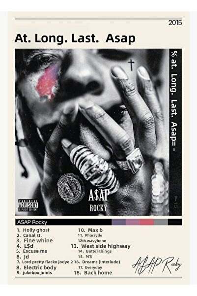 Universal Asap Rocky Postere Decorațiuni pentru casă Pictură Poster din lemn ...