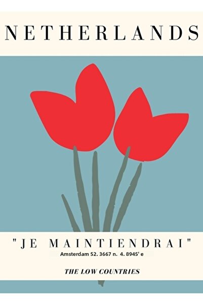 Universal Poster de călătorie Olanda, tablou decorativ din lemn