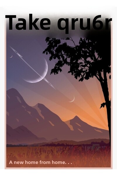 Universal Декоративен дървен плакат с картина на 70 Virginis B за космически ...