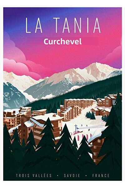 Universal Κέντρο σκι Λα Τάνια στην πόλη των Τρουα Βαλές της Γαλλίας, διακοσμη...