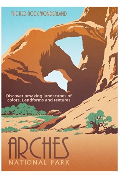 Universal Εθνικό Πάρκο Αρχές Ουλτσέ Ξύλινη Διακοσμητική Αφίσα