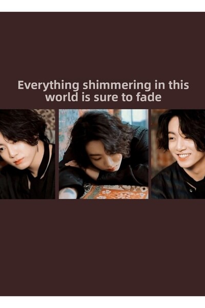 Universal Jungkook Long Hair Aesthetics Ξύλινη Αφίσα Διακοσμητική Ξύλινη Αφίσ...