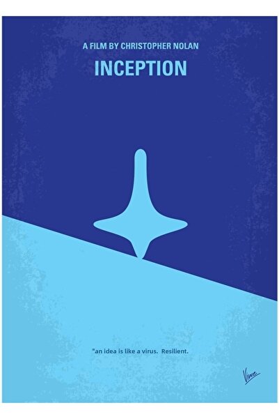 Universal No240- Декоративен дървен плакат за маса  "Инсепшън "