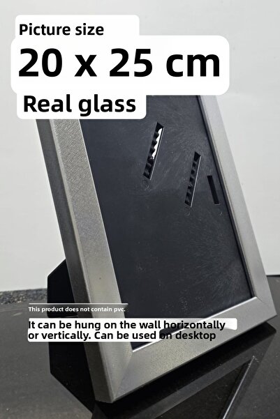 CreaWitch 20mm Assorted Glass Photo Picture Frame - Standing and Wall Hanging Horizontal-Vertical