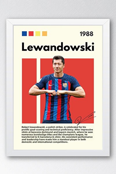 Saturn Pictură înrămată Robert Lewandowski - Pictură decorativă cu poster de ...