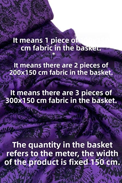 Evimmis Cotton Lux Belmando Viscose Fabric Dress Skirt Baggy Top: 150 cm