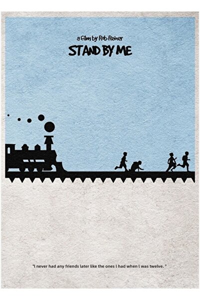 Universal Poster decorativ din lemn cu mesajul „Stand By Me”
