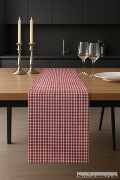 QURRY 38x150 Runner american cu model în carouri, Runner Pinterest, Serviciu ...