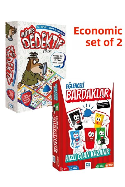 CA Games (Set of 2) Terrific Detective Plus Attention and Intelligence Family...