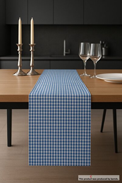 QURRY 38x150 Runner american cu model în carouri, Runner Pinterest, Serviciu ...