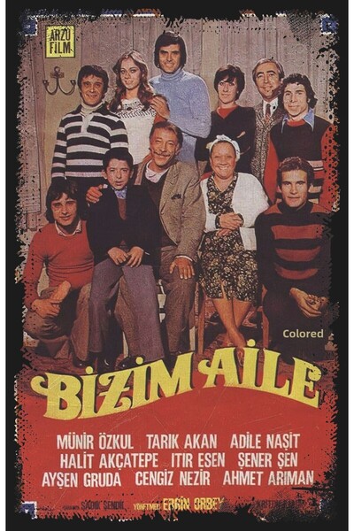 hediyeniburadabul Poster retro din lemn cu tematică Yeşilçam