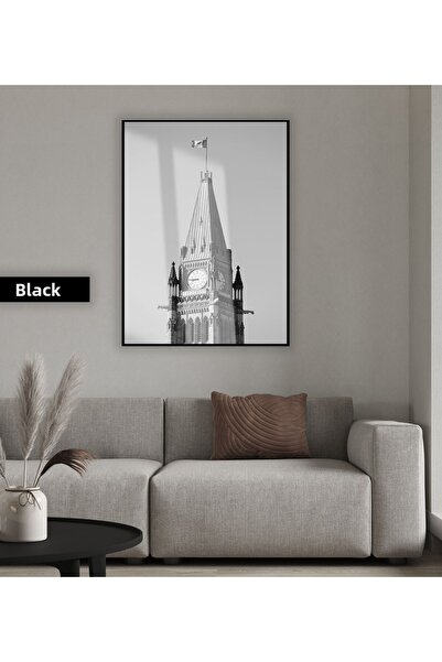 Harika bir ev HARIKABIREV | MODEL 02 TURNUL BIG BEN ÎN NEGRU ȘI ALB | TABLOU ...