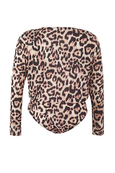 Trendyol Curve Multicolored Padded Double Breasted Closure Snap Fastener Knitted Body Tbbaw23Cs00014