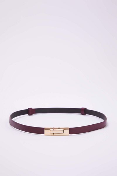 Trendyol Collection Black-Burgundy 2-Pack Leather Look Belt Twoaw26Ke00003